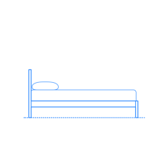 Furniture Bed Frames Ikea Tarva Outline Icon Svg Set, Free Vectors File